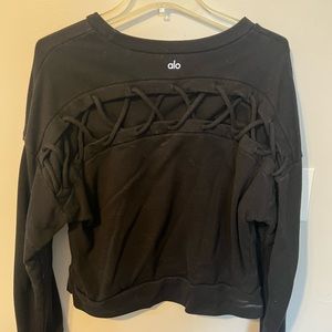 Alo black sweatshirt